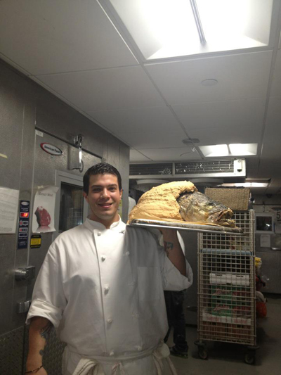 Ο Χρήστος Μπισιώτης στην κουζίνα του «Eataly NYC»