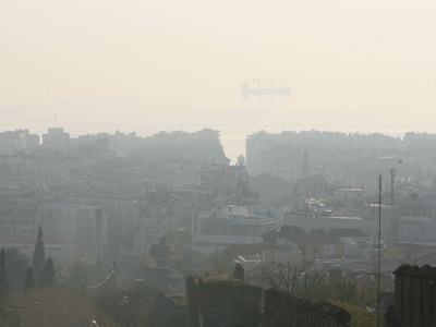 Θεσσαλονίκη: Αυξημένη η ατμοσφαιρική ρύπανση