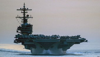 Tο αεροπλανοφόρο USS George H.W. Bush 