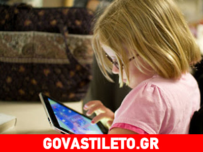 Βλαβερή η χρήση των tablets για τα δάχτυλα των παιδιών