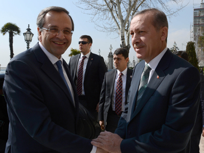 Σήμερα το τετ α τετ Σαμαρά – Ερντογάν στην Ουαλία Σήμερα το τετ α τετ Σαμαρά – Ερντογάν στην Ουαλία