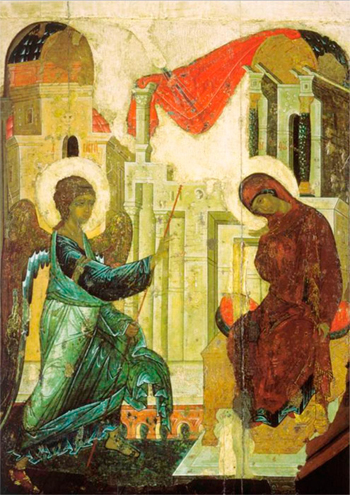 Ένα από τα πλέον φημισμένα του έργα, είναι ο Ευαγγελισμός της Θεοτόκου (1405) 