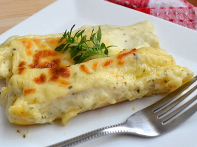 Κανελόνια γεμιστά με τόνο