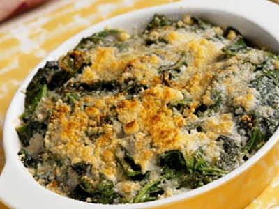 Κοτόπουλο με σπανάκι στο φούρνο