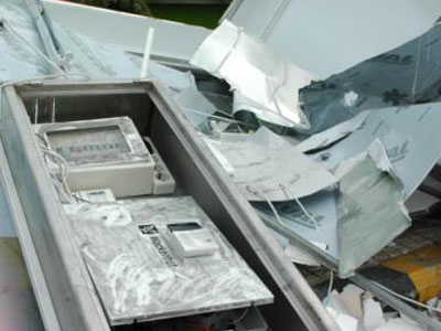 Έκανε «φτερά» ΑΤΜ στα Τ.Ε.Ι. Σίνδου