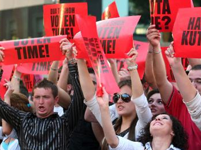 Η αστυνομία απαγόρευσε διαδήλωση στην Αλβανία