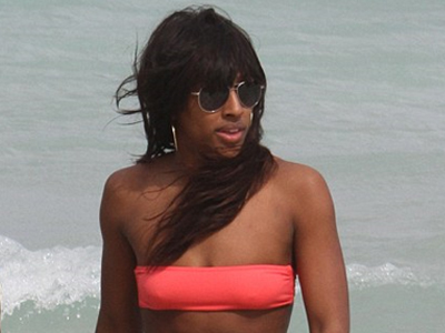 Η Alexandra με το μπικίνι της