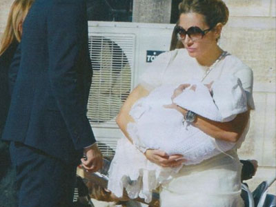 Η βάφτιση της μικρής Ηλιάνας