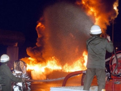 Φωτιά σε αποθήκη στα Τρίκαλα