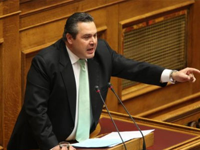 H ντουντούκα και ο Καμμένος