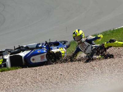 Χτύπησε στις δοκιμές του Mugello ο Ρόσι