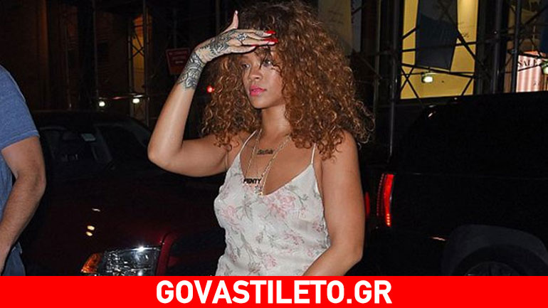 Η στιλιστική έκπληξη από τη Rihanna- Βραδινή έξοδος με ρομαντικό look!