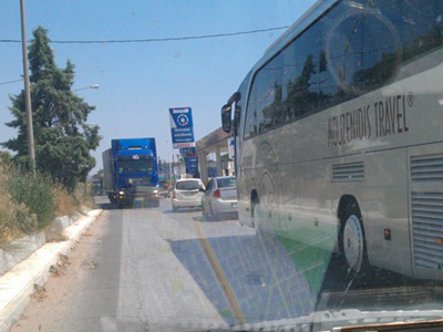 Νταλίκα στη Θεσσαλονίκη πήγαινε στο αντίθετο ρεύμα!