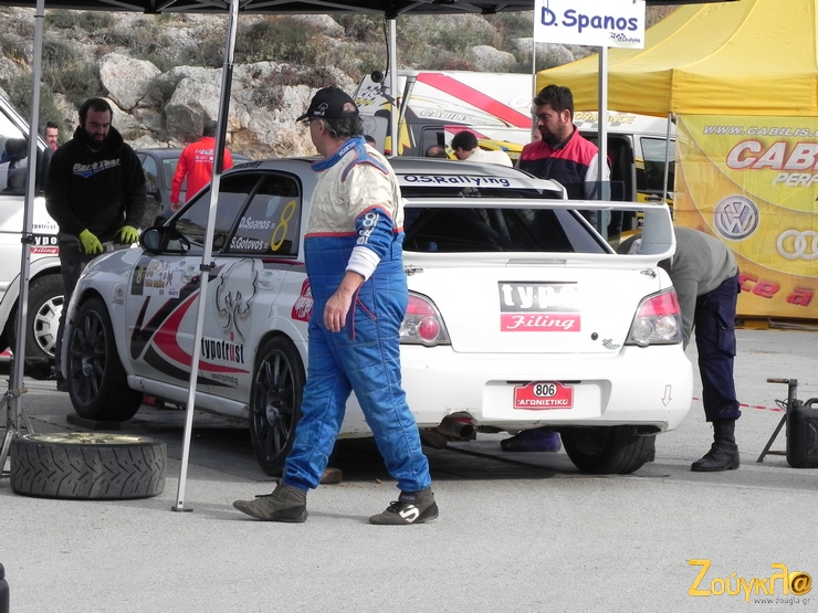 Το Subaru Impreza με το οποίο έτρεξαν οι Σπανός - Γκοτοβος....