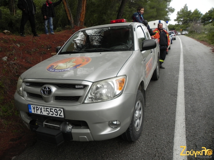 Η εθελοντική ομάδα Μεγάρων 'Κούρος' ήταν εκεί για παν ενδεχόμενο....