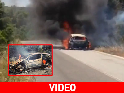 Καταστράφηκε ολοσχερώς από φωτιά το αυτοκίνητο του Hirvonen