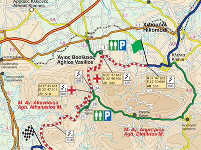 Αναλυτικά χάρτες, προσβάσεις και road books για τις ειδικές διαδρομές