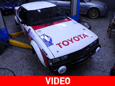 Το 1 από τα 3 αγωνιστικά Toyota Celica του 1980 τρέχει στο Ακρόπολις