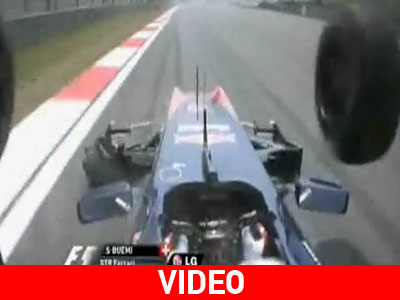 Eντυπωσιακό ατύχημα του Buemi στην Κίνα Eντυπωσιακό ατύχημα του Buemi στην Κίνα