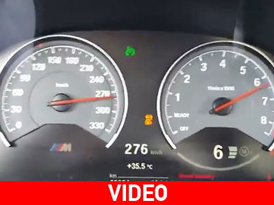 Δείτε πως επιταχύνει η νέα BMW M3 από τα 0 στα 276 χλμ./ώρα
