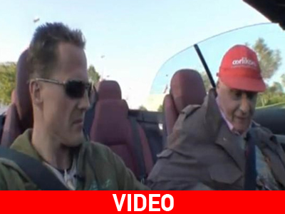 «Πλήρωμα» της Mercedes E Class cabrio οι Σουμάχερ και Λάουντα