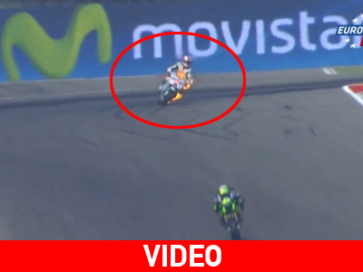 Πήρε φωτιά μοτοσικλέτα του MotoGP την ώρα των δοκιμών Πήρε φωτιά μοτοσικλέτα του MotoGP την ώρα των δοκιμών