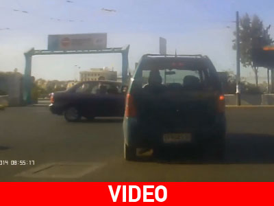 Γλίτωσε την σύγκρουση στο παρά… τσακ