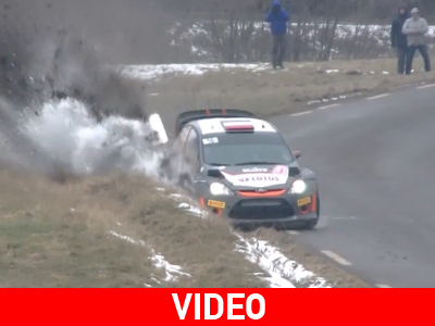 Τρομακτική έξοδο είχε ο Kubica στο ράλι Μόντε Κάρλο… Τρομακτική έξοδο είχε ο Kubica στο ράλι Μόντε Κάρλο…