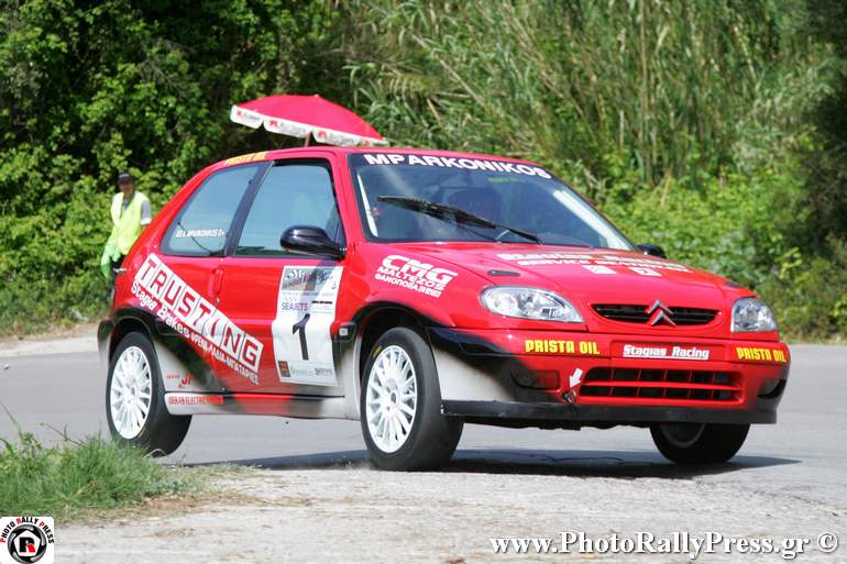 Ο Τέλης Μπορκονίκος με Citroen Saxo...