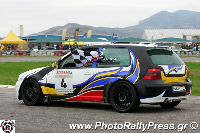 Ο Sakis D κατ'εκτησε την πρώτη θέση με VW Golf...