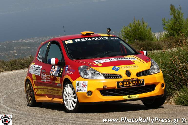 Στην 11η θέση της γενικής κατάταξης τερμάτισε το πλήρωμα Καλαιτζιάν - Καλογηράτου που συμμετείχε με Renault Clio RS