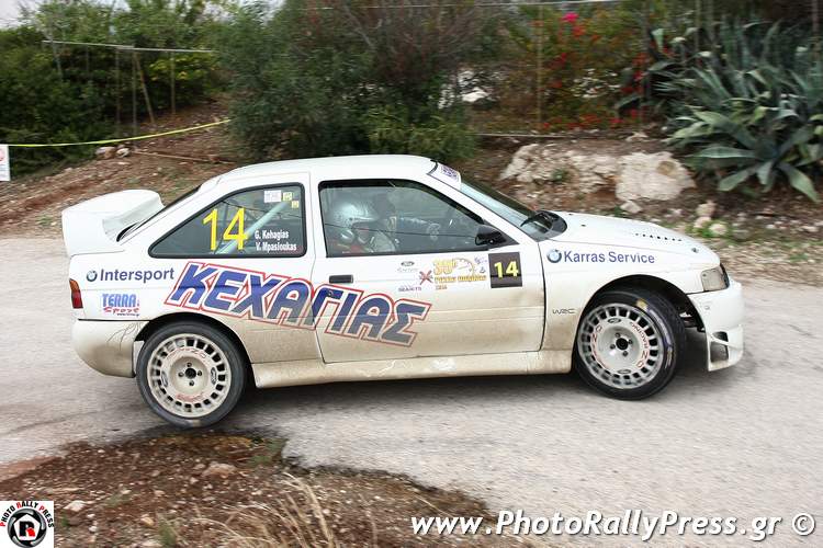 Πρώτο ράλι για τον Γιώργο Κεχαγιά με βάθρο και την πολύτιμη βοήθεια του Βασίλη Μπασιούκα που βρισκόταν στο μπάκετ του συνοδηγού