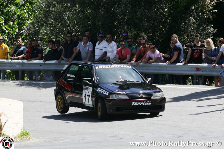 O Στέλιος Κωνσταντίνου με Peugeot 106