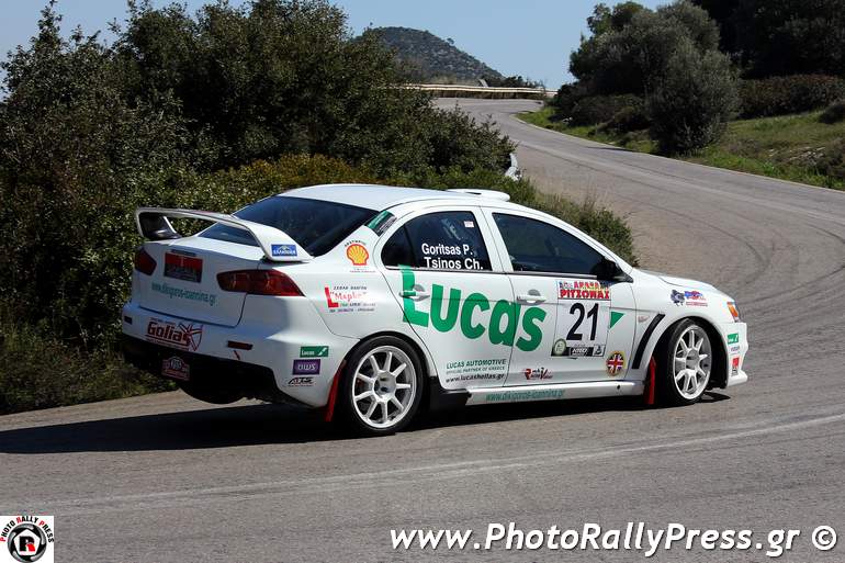 Άλλο ένα Mitsubishi Evolution αλλά στα χέρια του Ποσειδώνα Γορίτσα