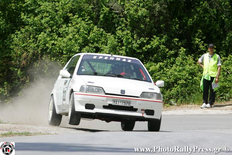 O Νίκος Χρέππας με Peugeot 106