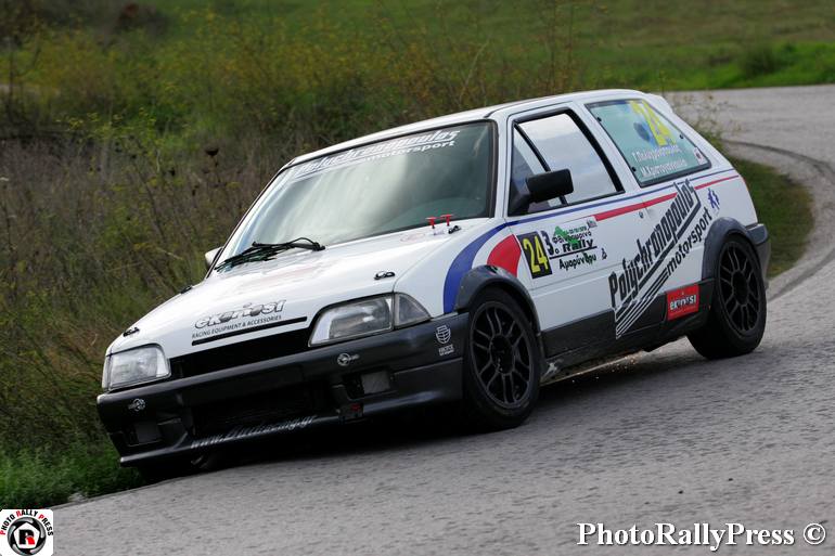 Γιώργος Πολυχρονόπουλος - Μαριάννα Χριστογιαννούλα με Citroen AX