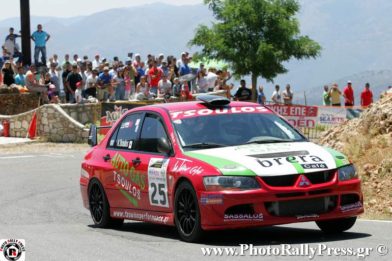 Ο Αργύρης Τσούλος με Mitsubishi EVO κέρδισε την κατηγορία Α...