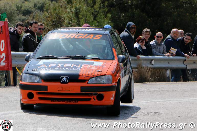 O Σπύρος Βοργιάς με Peugeot 106