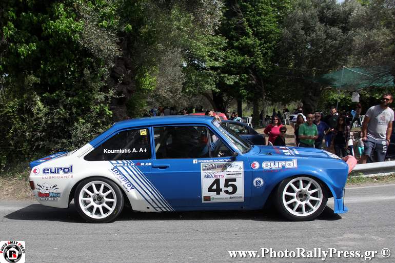 O Θανάσης Κουρνιάτης με Ford Escort MK2