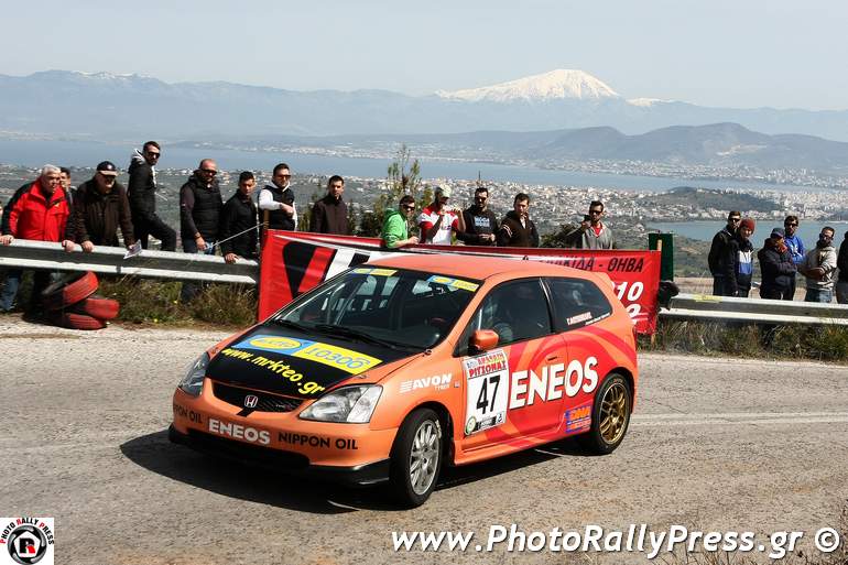 Ο Γιάννης Φωτεινέλης με Honda Type R