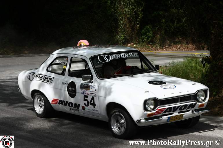 O Απόστολος Μαρασλής με Ford Escort ΜΚ1