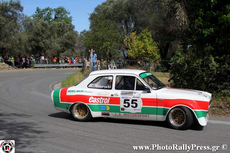 O Γιώργος Κατσαρός με Ford Escort RS 1600