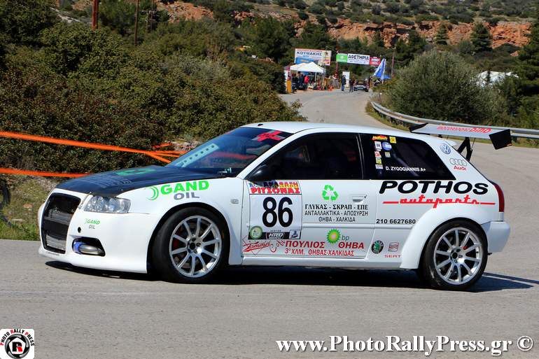 O Κώστας Ζυγογιάννης με Audi A3