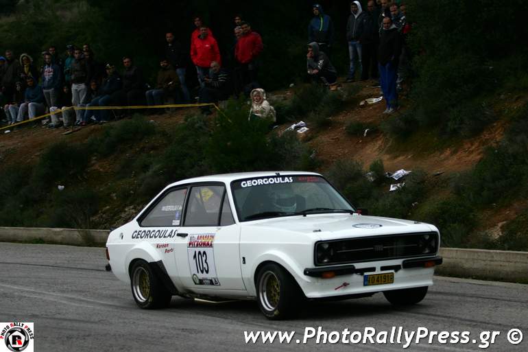 O Βαγγέλης Γεωργούλας με Ford Escort RS