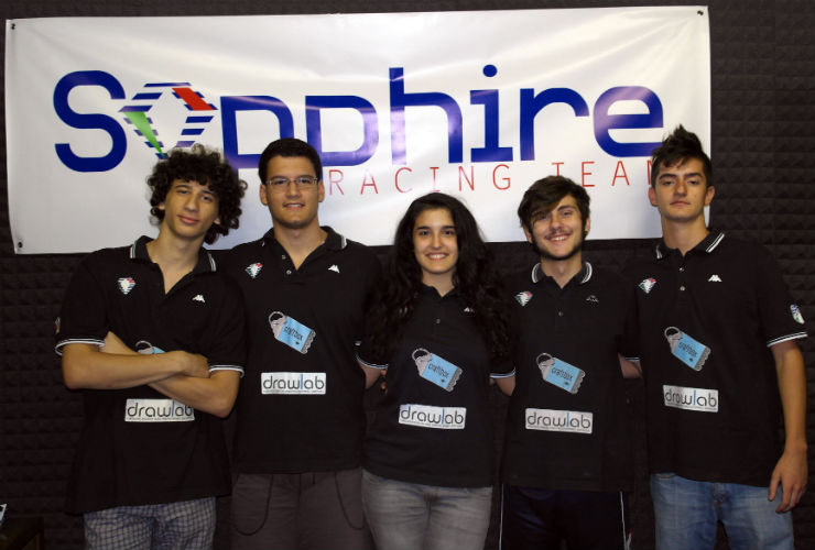 Η πρωταθλήτρια ομάδα. Από αριστερά: Τσίπας, Δήμας, Ιερωνυμάκη, Κίφτης και Μιναδάκης