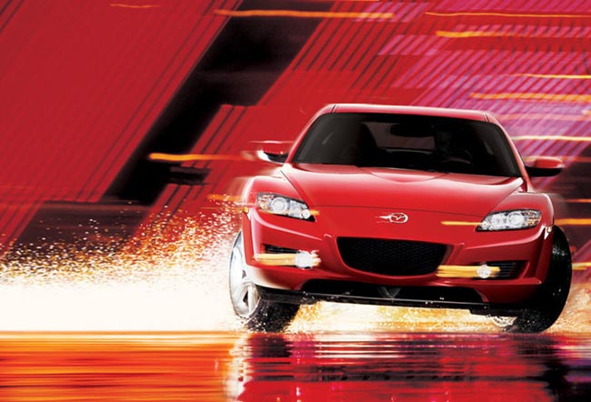 Η Mazda είναι μία μάρκα που φημίζεται για τα σπορ αλλά και ποιοτικά της μοντέλα που ξέρουν να γράφουν ιστορία (στη φωτό το RX8)