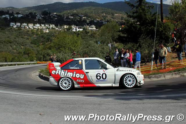 Με Ford Escort WRC θα τρέξουν μπαμπάς και γιος Μιχάλης και Παναγιώτης Ευθυμίου... Εναλλάξ θα καθίσουν και στο μπάκετ του οδηγού!!!