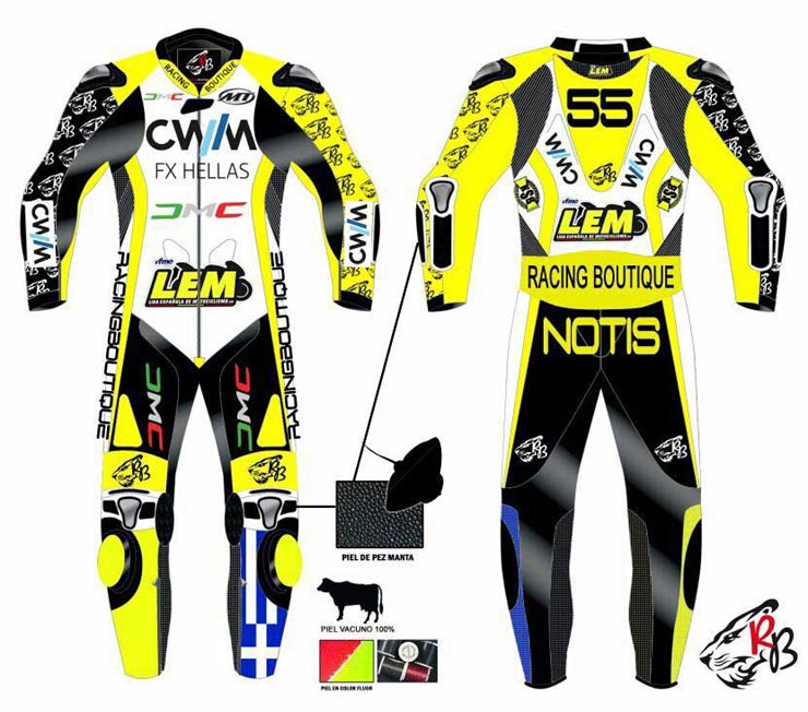 Κάπως έτσι θα είναι η αγωνιστική φόρμα του Έλληνα 15χρονου αναβάτη, Νότη Παπαπαύλου...