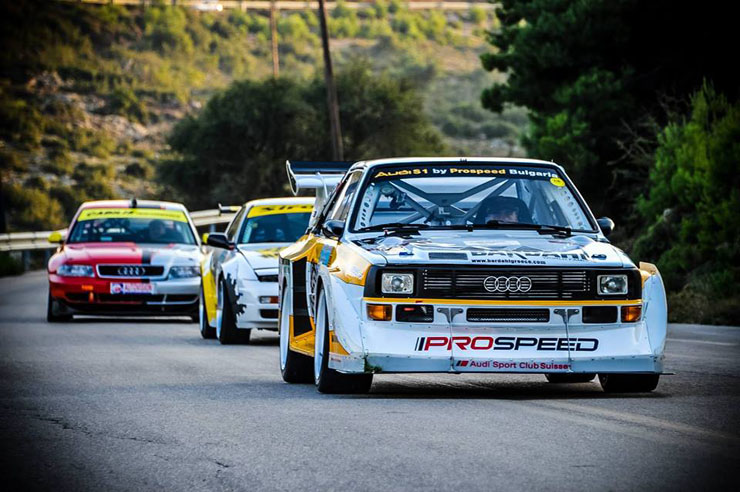 Πολύ... Audi βρε παιδάκι μου και το ένα καλύτερο από το άλλο!!! (φωτό: Facebook - Greek Hillclimb Championship) 