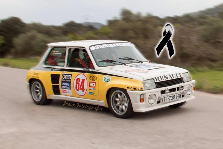 Με αυτό το Renault 5 turbo συμμετείχαν στον τραγικό αγώνα οι Carlos Iscar - José Lumbreras del Cabo 